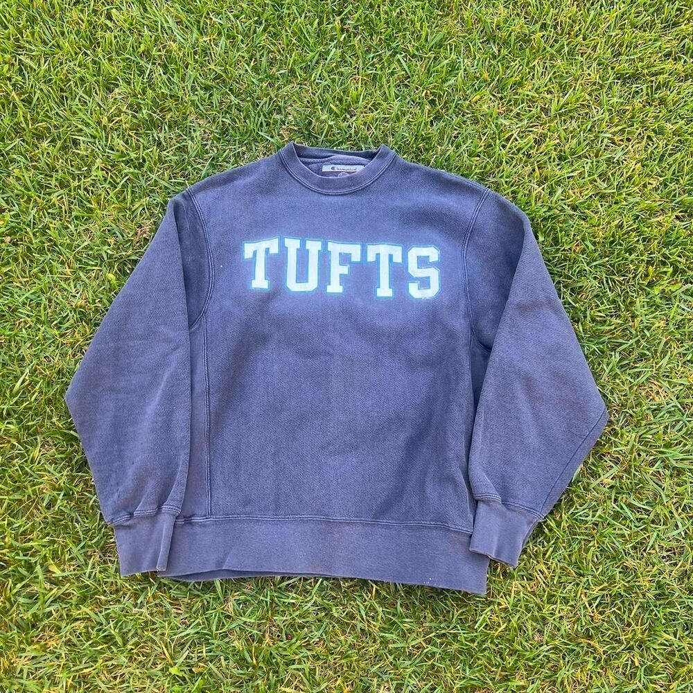 1990s Tufts University College y2k Champion Sweater mens size M